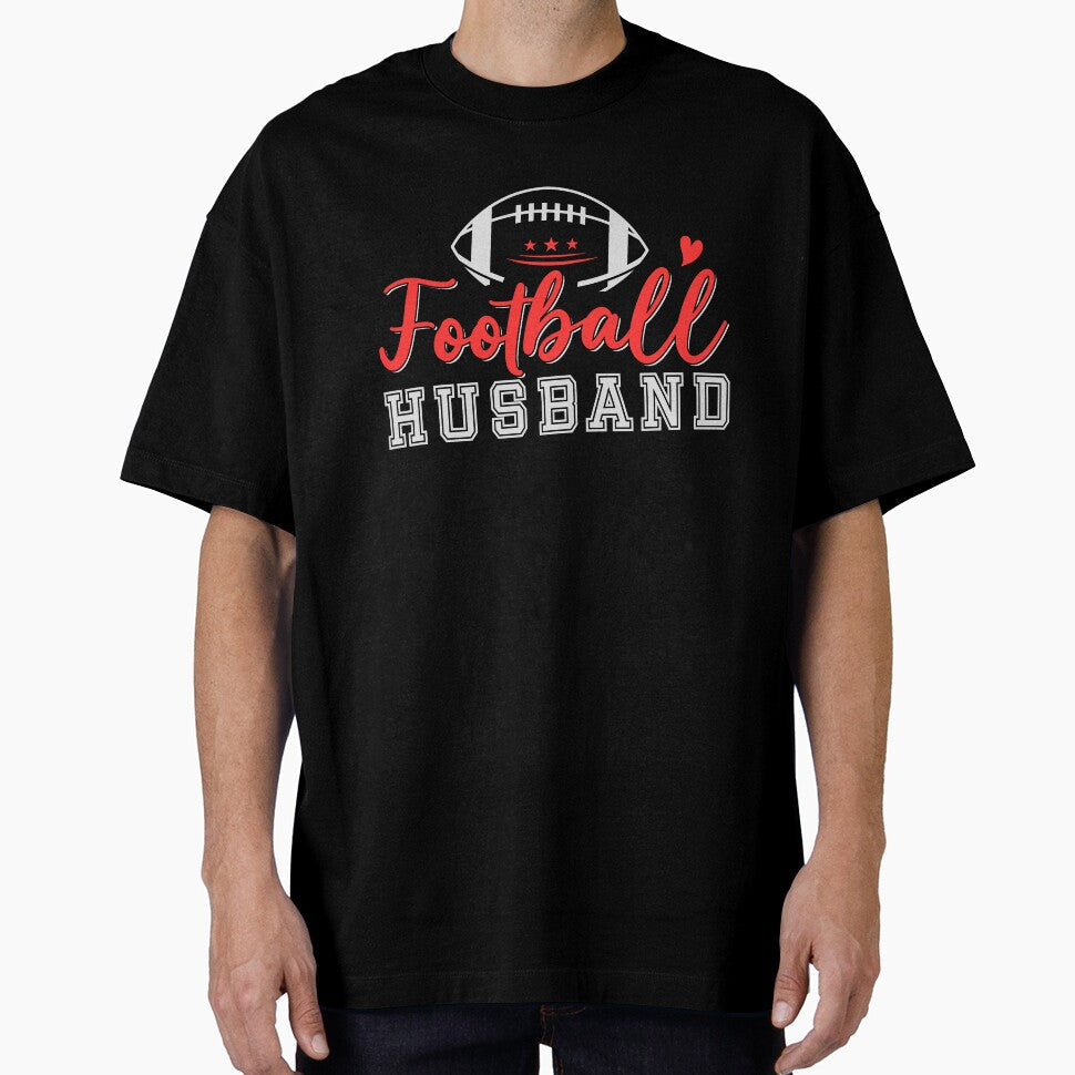 FOOTBALL HUSBAND by SYMEshop - Adult & Kids T-Shirts, Sweatshirts & Hoodies apparel design preview 1