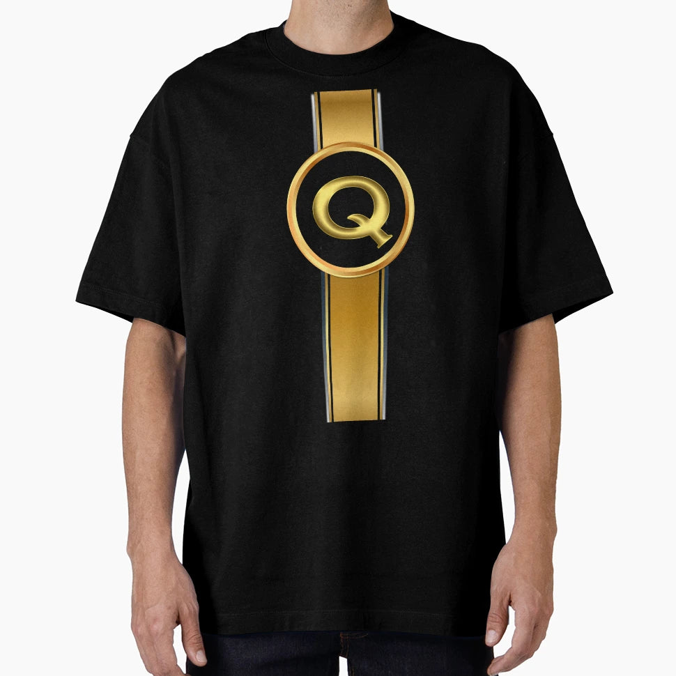 Letter Q T-Shirt - Minimalist Print Men Women - T-Shirt, Sweatshirt, Hoodie
