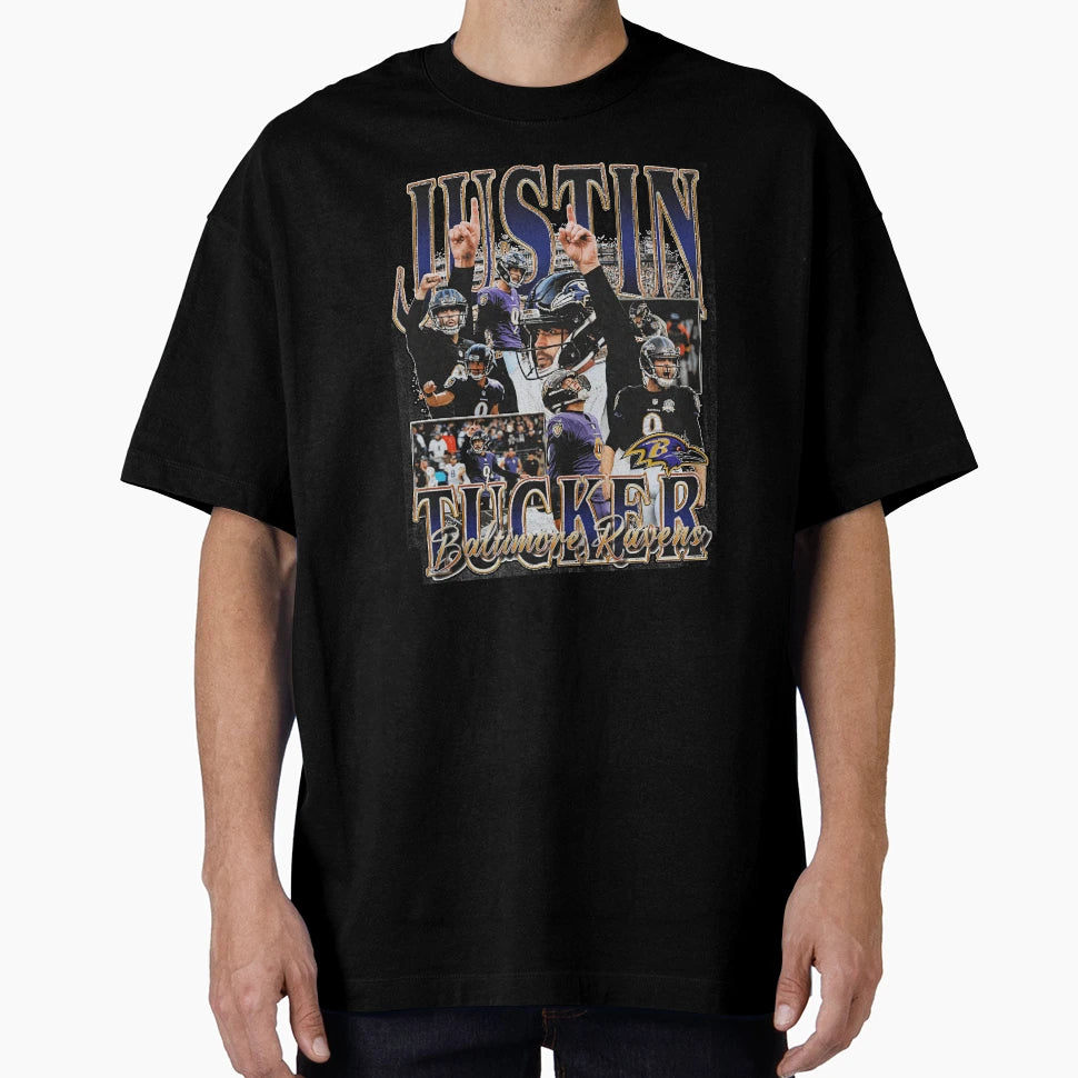 Justin Tucker Bootleg T-Shirt - Trendy Graphic Men Women - T-Shirt, Sweatshirt, Hoodie