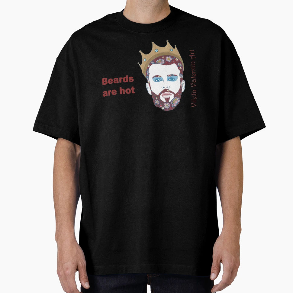 Beards Are Hot Ii T-Shirt - Casual Everyday Wear for Adults - T-Shirt, Sweatshirt, Hoodie