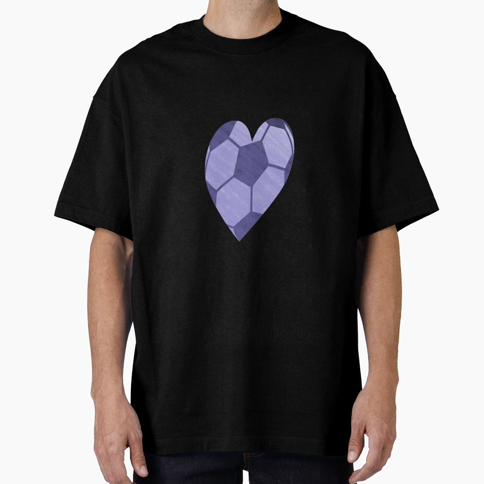 Love Football Purple T-Shirt - Trendy Graphic Unisex - T-Shirt, Sweatshirt, Hoodie