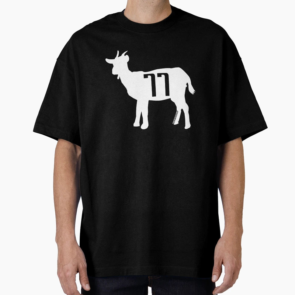 Goat Luka Doncic White T-Shirt - Fun Novelty Design Men Women - T-Shirt, Sweatshirt, Hoodie