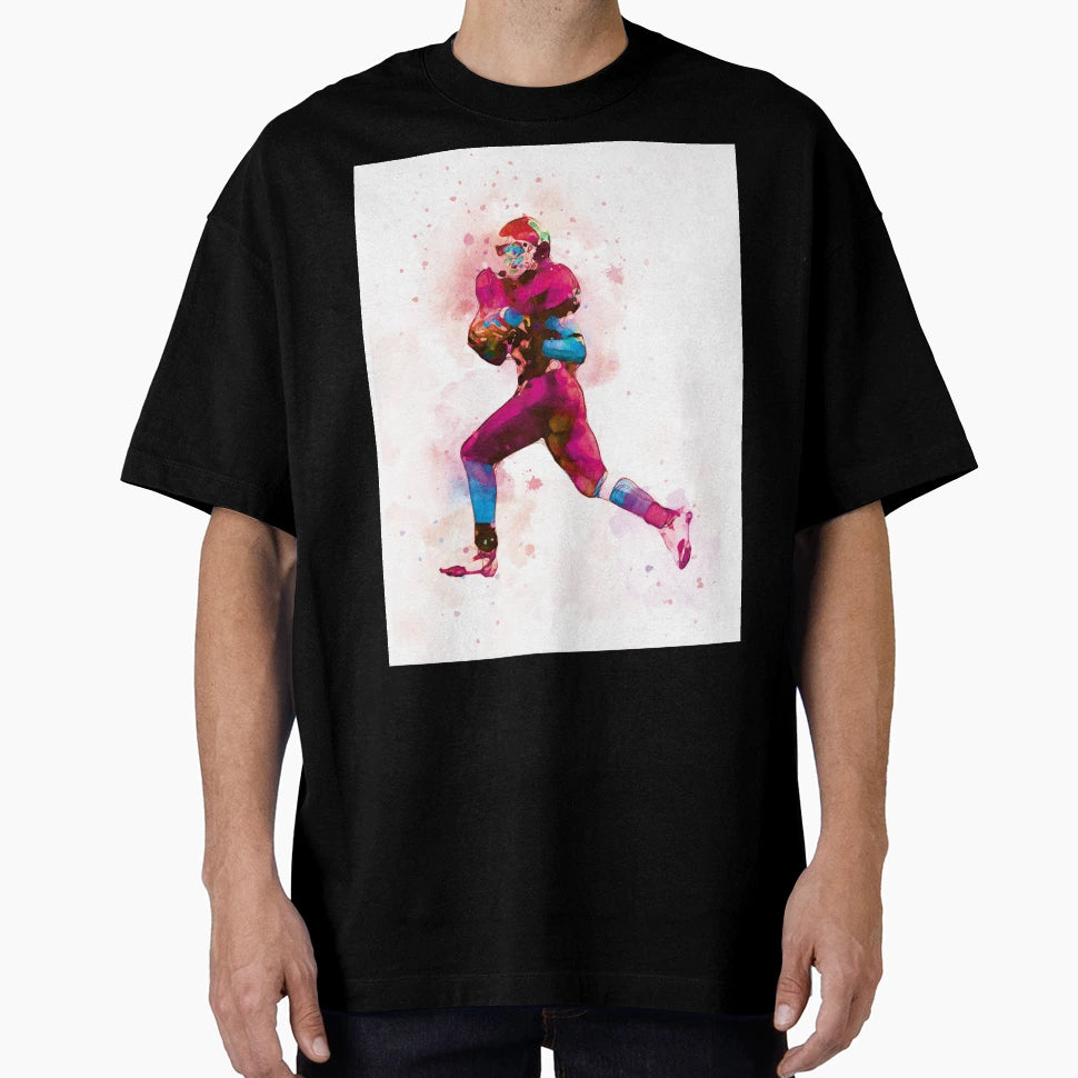 Football Player 1 T-Shirt - Custom Art Print Unisex - T-Shirt, Sweatshirt, Hoodie