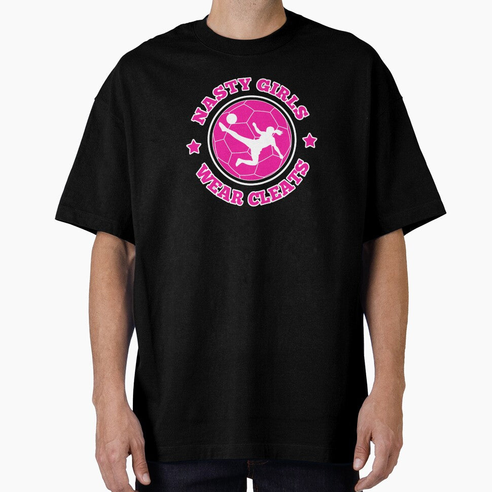 Soccer girls wear cleats by playloud - Adult & Kids T-Shirts, Sweatshirts & Hoodies apparel design preview 1