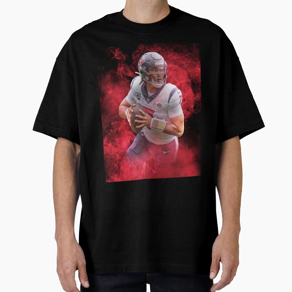 Cj Stroud Houston Sports Art T-Shirt - Minimalist Print Unisex - T-Shirt, Sweatshirt, Hoodie