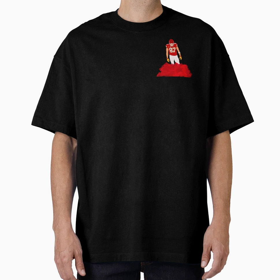 Kc Tight End Champs 1 Football T-Shirt - Graphic Print Unisex - T-Shirt, Sweatshirt, Hoodie