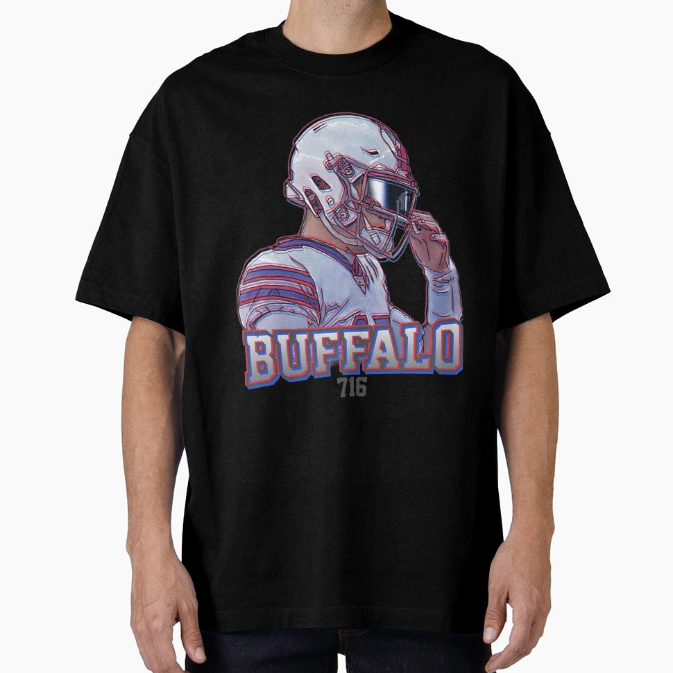 Bills Qb Josh 3D Glasses Effect T-Shirt - Aesthetic Graphic Men Women - T-Shirt, Sweatshirt, Hoodie