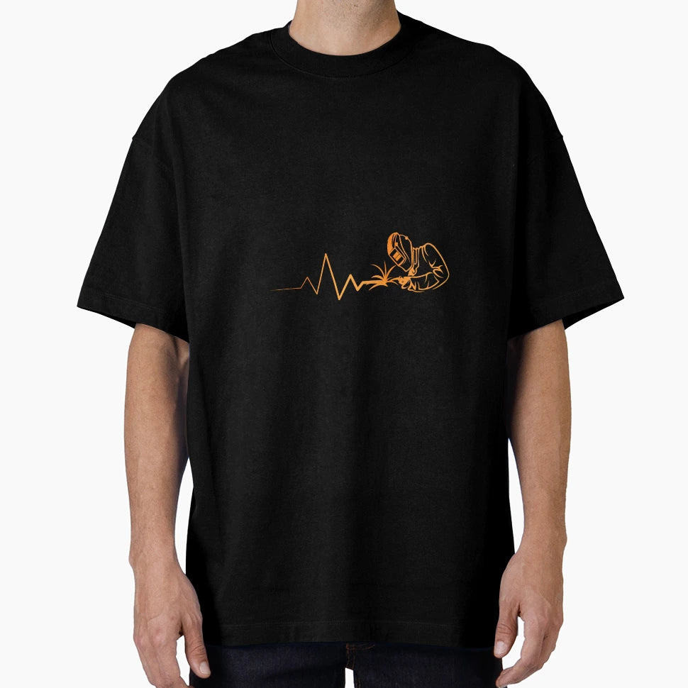 Welder Gold T-Shirt - Minimalist Print Men Women - T-Shirt, Sweatshirt, Hoodie