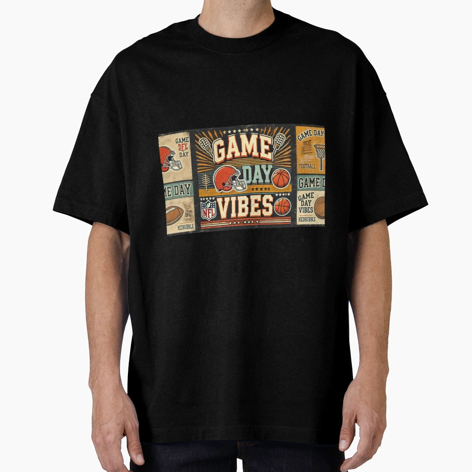 Game Day Vibes T-Shirt - Fun Novelty Design Men Women - T-Shirt, Sweatshirt, Hoodie