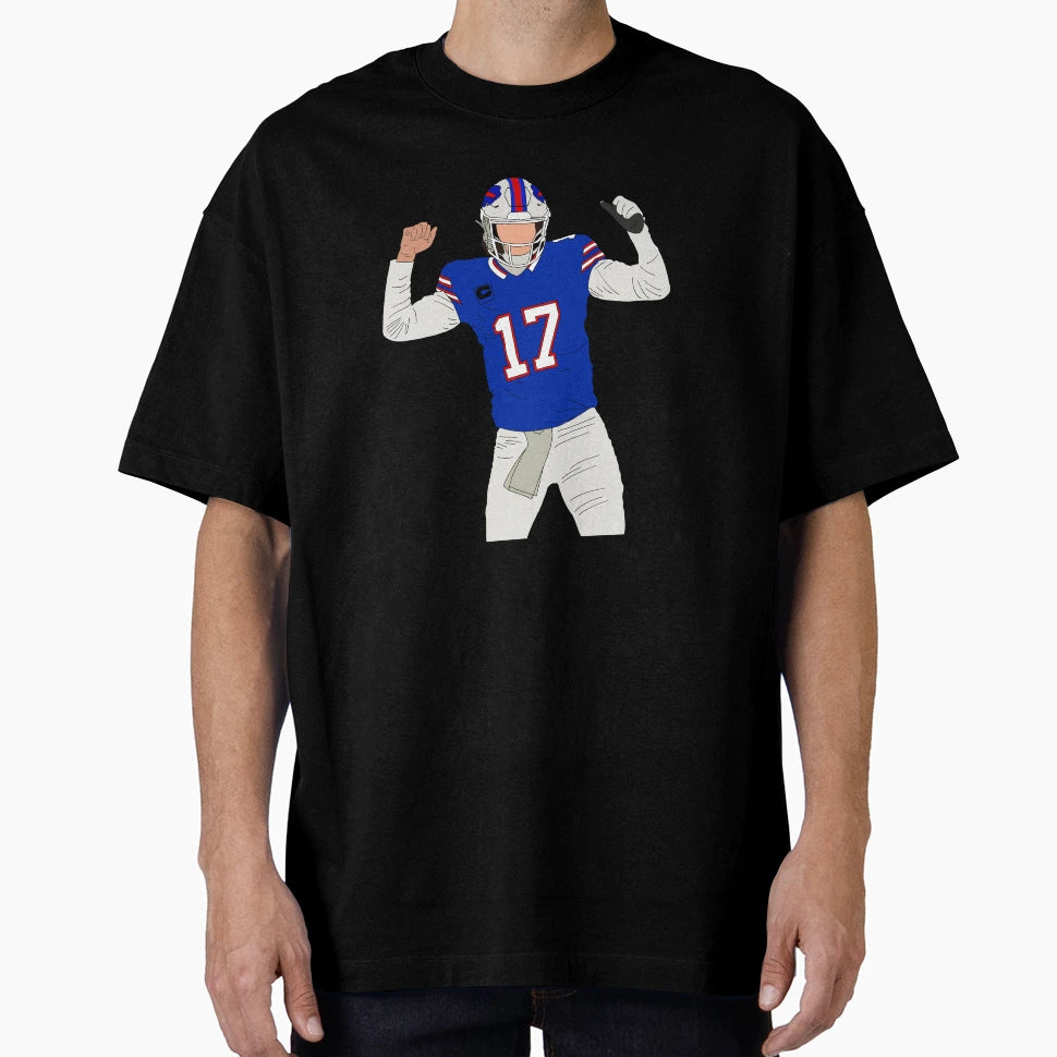 Buffalo Football 1 Qb T-Shirt - Unique Graphic for Adults - T-Shirt, Sweatshirt, Hoodie