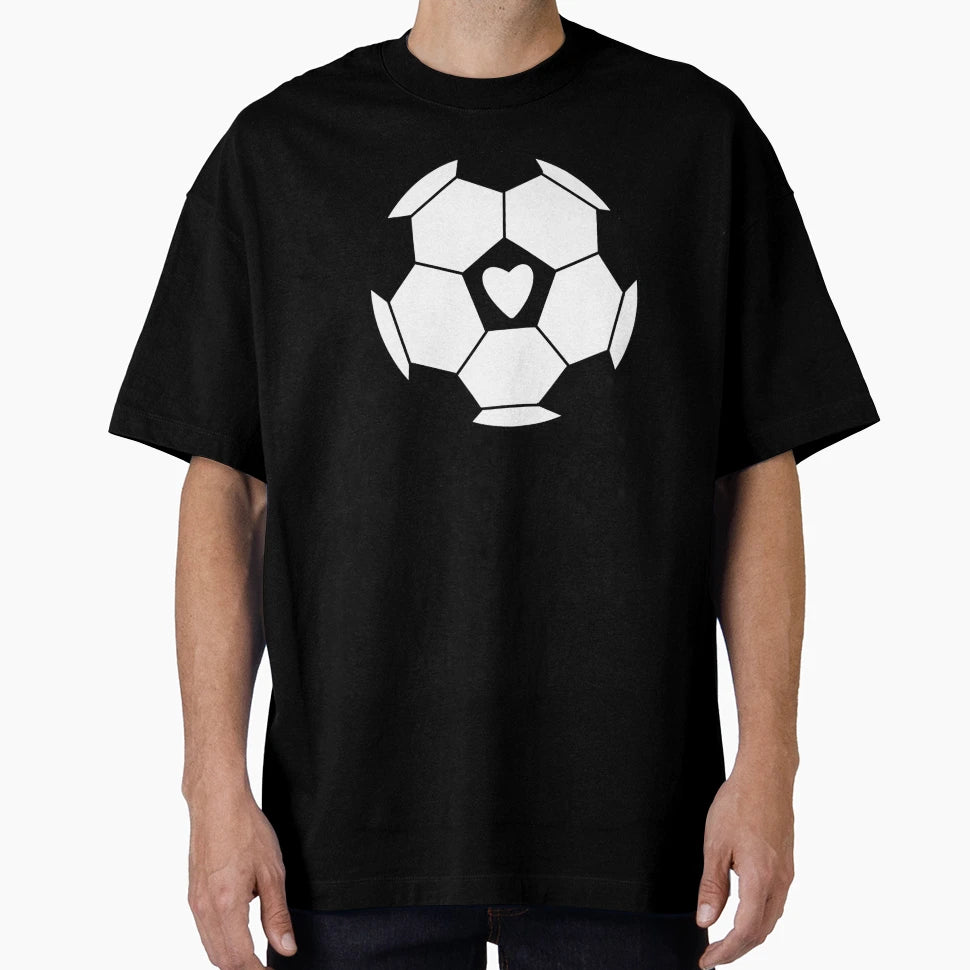 Soccer Love T-Shirt - Minimalist Print Unisex - T-Shirt, Sweatshirt, Hoodie