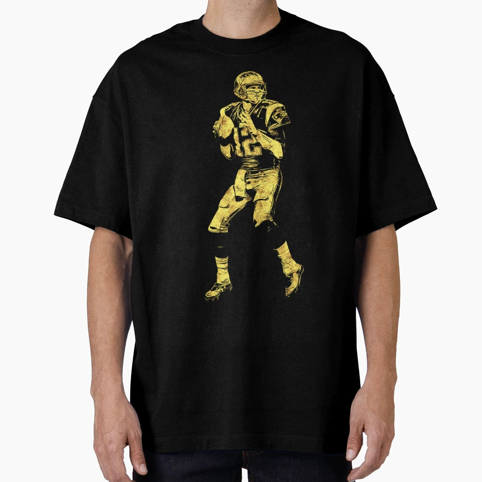 Unique Football Player Abstract Artwork T-Shirt - Unique Graphic Men Women - T-Shirt, Sweatshirt, Hoodie