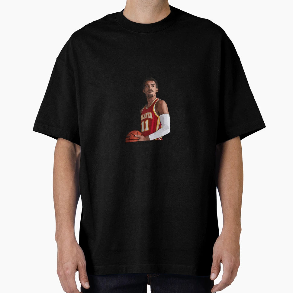 Trae Young Atlanta Hawks T-Shirt - Custom Art Print Men Women - T-Shirt, Sweatshirt, Hoodie