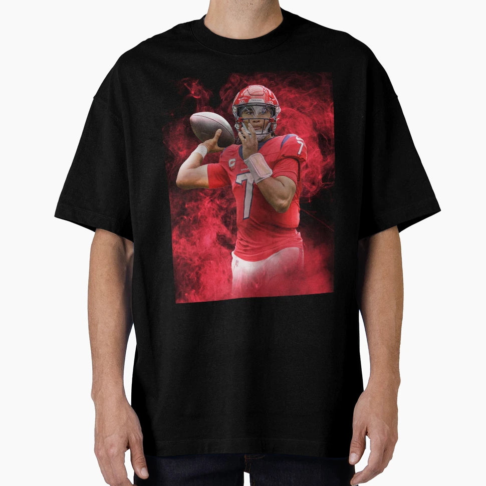 Cj Stroud Houston Sports Art T-Shirt - Unique Graphic for Adults - T-Shirt, Sweatshirt, Hoodie