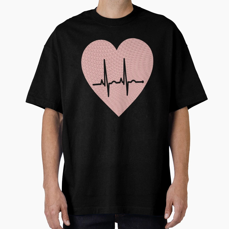 Heart Pulse T-Shirt - Custom Art Print Men Women - T-Shirt, Sweatshirt, Hoodie