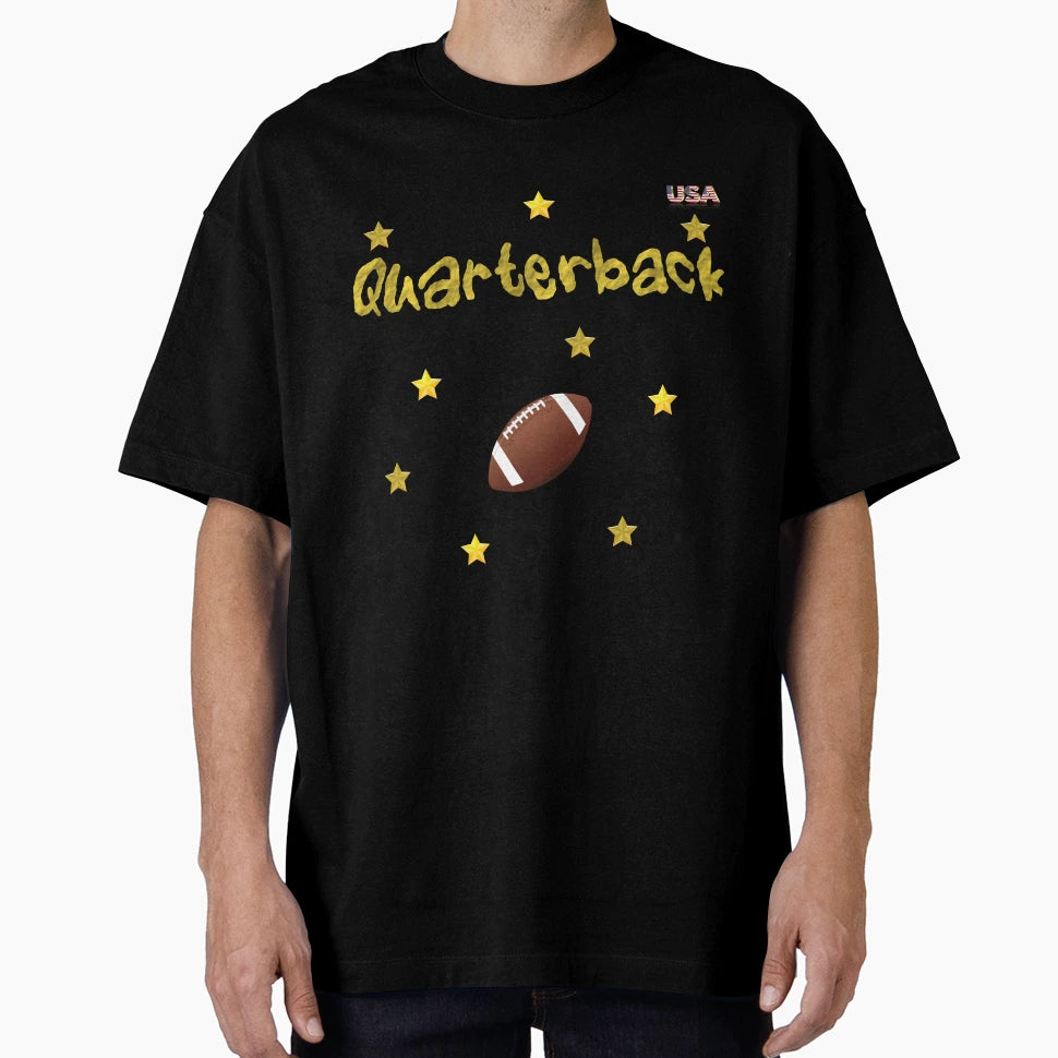 Quarterback T-Shirt - Minimalist Print Men Women - T-Shirt, Sweatshirt, Hoodie