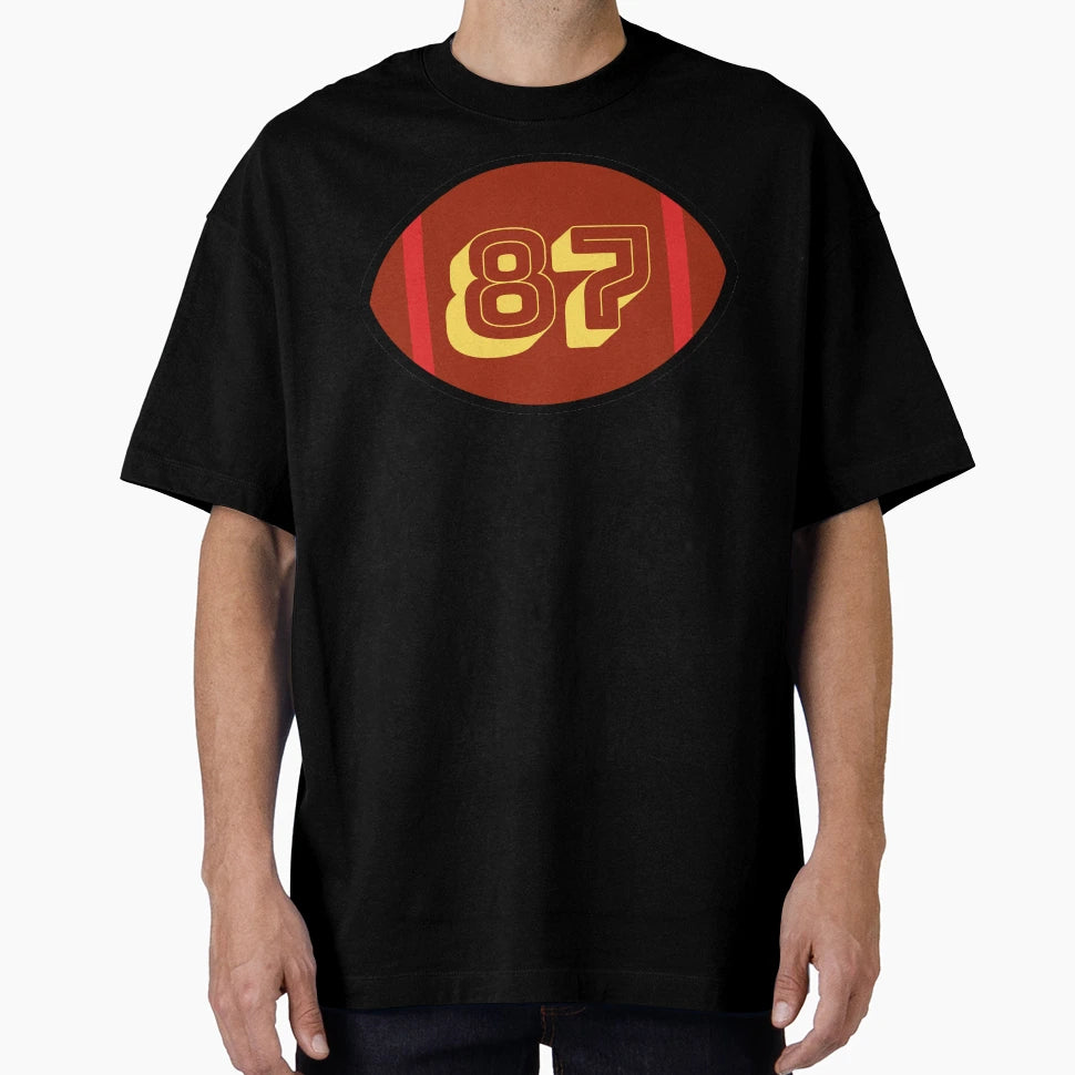 87 Football T-Shirt - Custom Art Print Men Women - T-Shirt, Sweatshirt, Hoodie