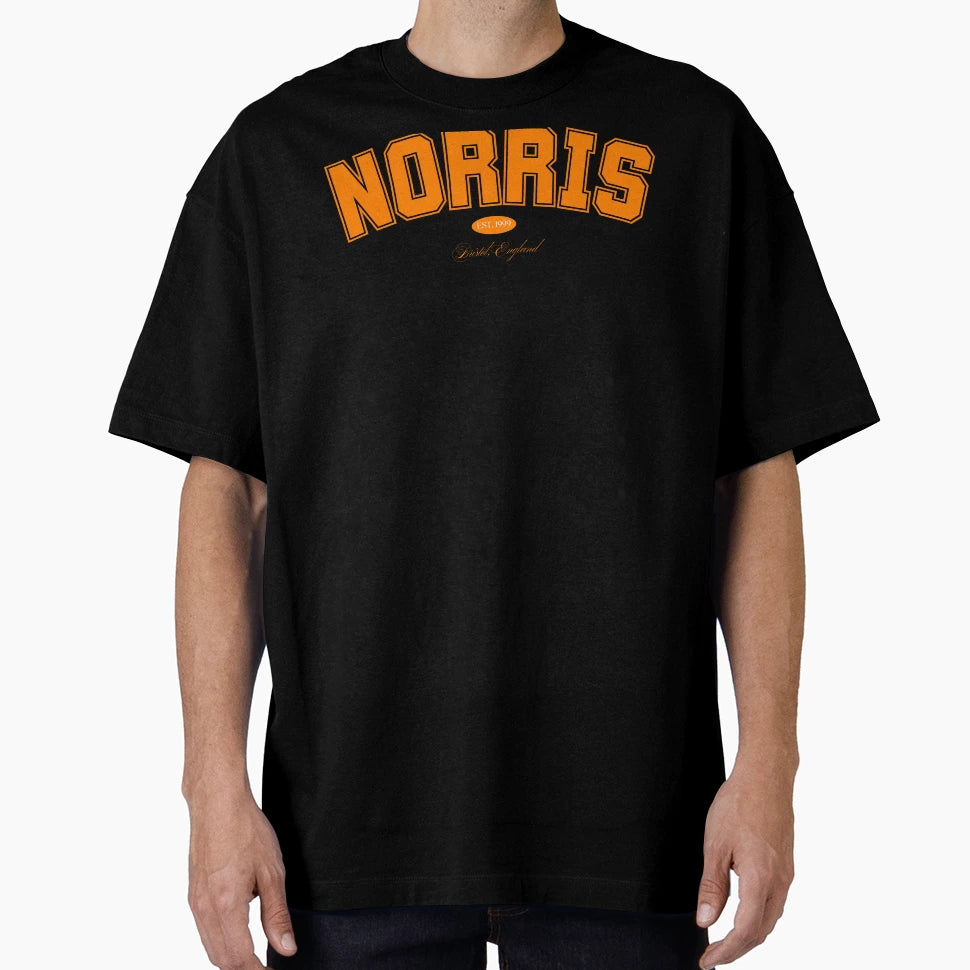 F1 Mclaren Lando Norris Collegiate T-Shirt - Streetwear Style for Adults - T-Shirt, Sweatshirt, Hoodie