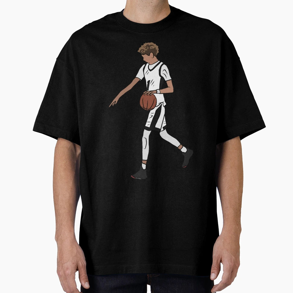 Lamelo Ball Shoots From Half Court T-Shirt - Unique Graphic for Adults - T-Shirt, Sweatshirt, Hoodie