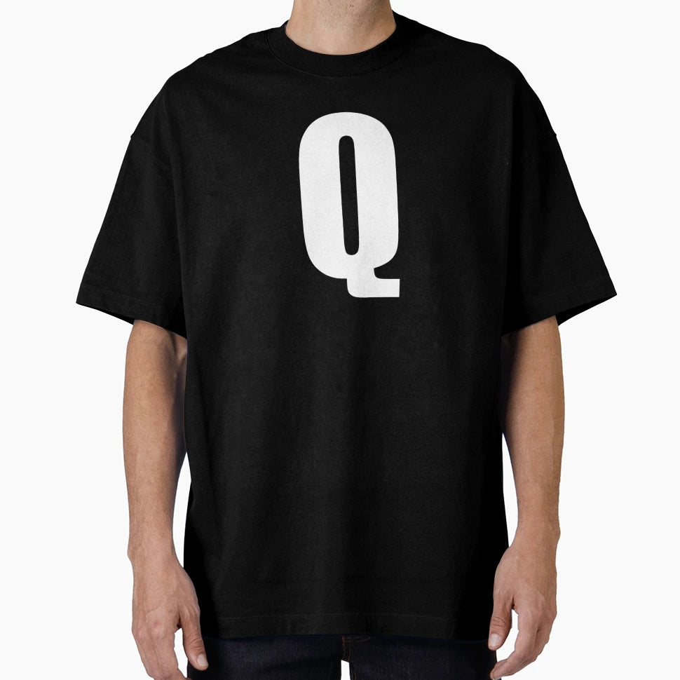 Letter Q Monogram Letter Art Simple T-Shirt - Novelty Apparel Men Women - T-Shirt, Sweatshirt, Hoodie