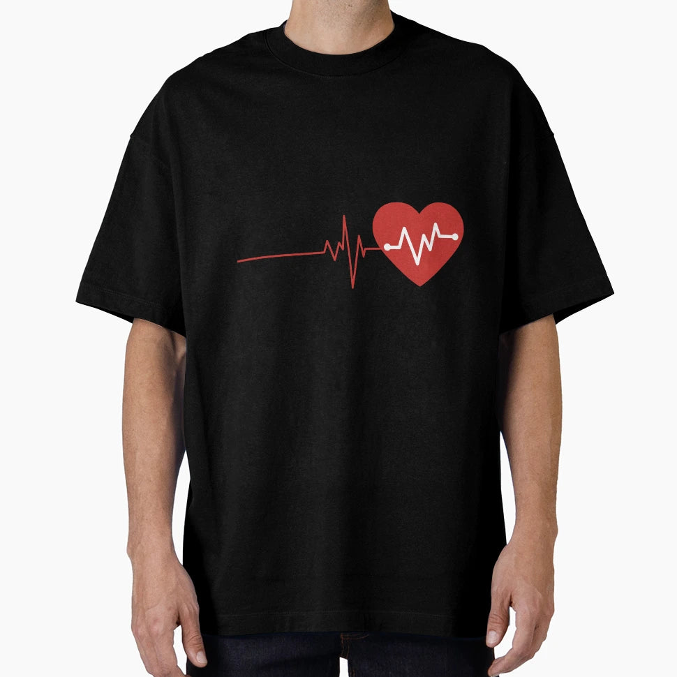 Heartbeat T-Shirt - Novelty Apparel Men Women - T-Shirt, Sweatshirt, Hoodie