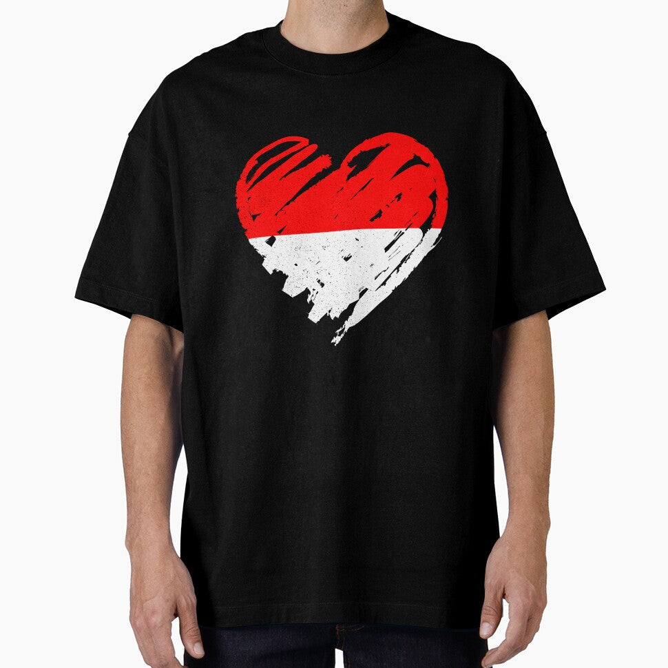 I Love Indonesia Aku cinta by feether-store - Adult & Kids T-Shirts, Sweatshirts & Hoodies apparel design preview 1