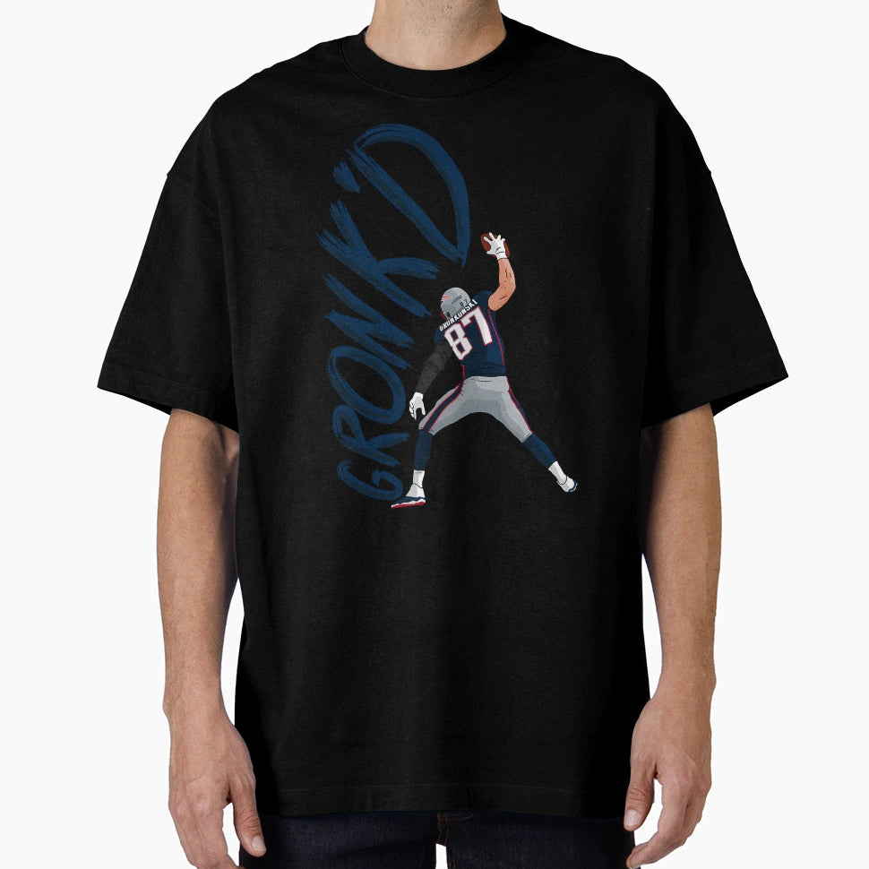 Gronkd Football T-Shirt - Graphic Print Men Women - T-Shirt, Sweatshirt, Hoodie