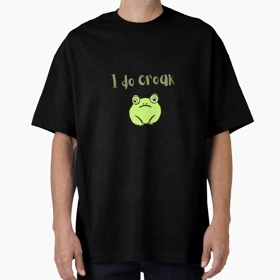 2024 Croqk Green Frog by ListenToo - Adult & Kids T-Shirts, Sweatshirts & Hoodies apparel design preview 1