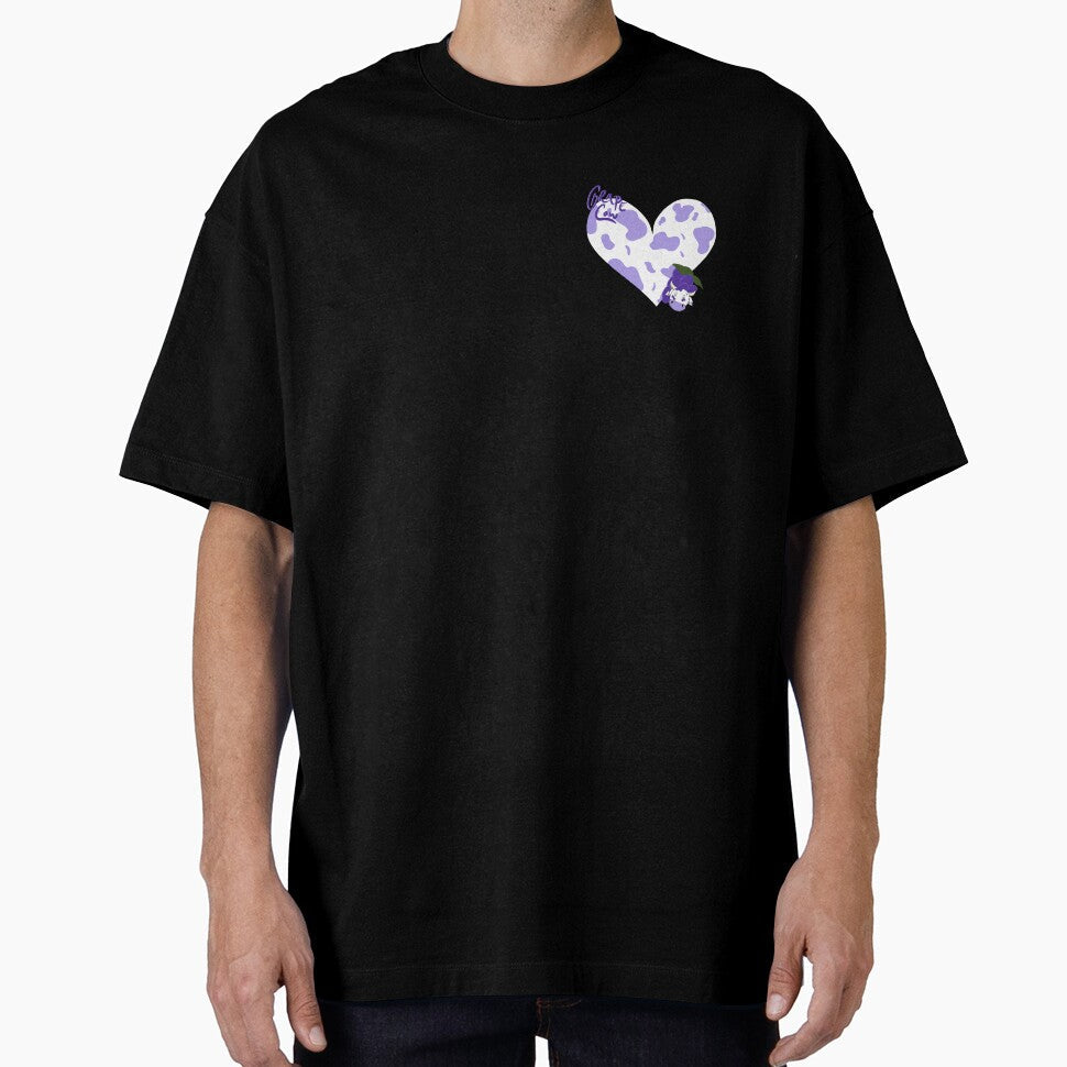 Grape cow heart by CRTlexa - Adult & Kids T-Shirts, Sweatshirts & Hoodies apparel design preview 1