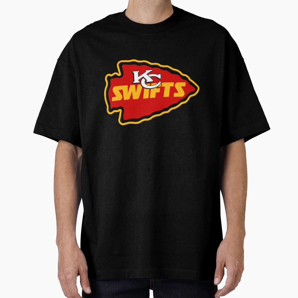 Kc Swifts Taylor Kelce Chiefs T-Shirt - Casual Everyday Wear Unisex - T-Shirt, Sweatshirt, Hoodie