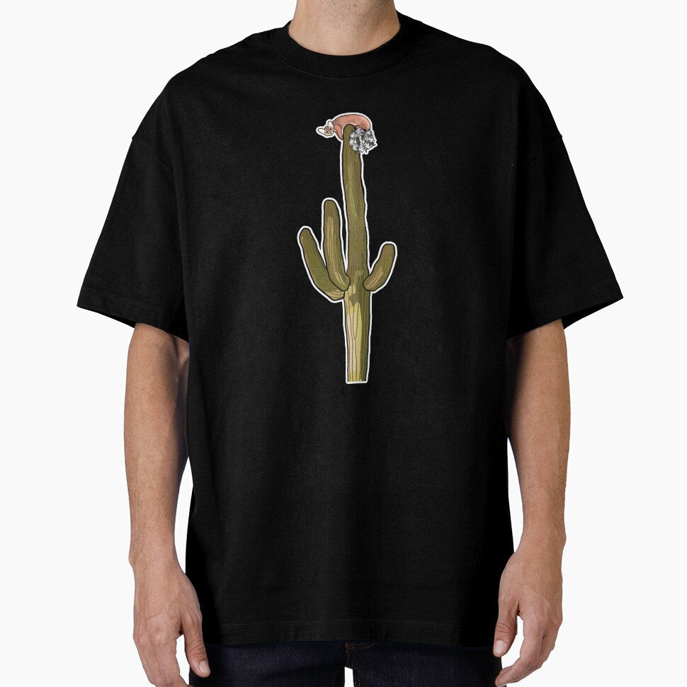 Ringtail cat on saguaro by DarbyHunterArt - Adult & Kids T-Shirts, Sweatshirts & Hoodies apparel design preview 1