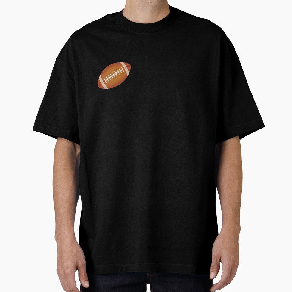 Football Heartbeat Football Ball T-Shirt - Aesthetic Graphic Unisex - T-Shirt, Sweatshirt, Hoodie