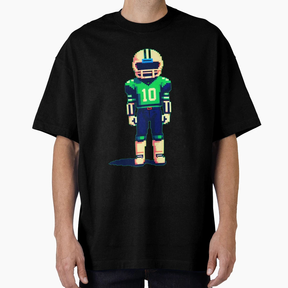 Football Skeleton Pixel Art Gridiron T-Shirt - Unique Graphic Unisex - T-Shirt, Sweatshirt, Hoodie