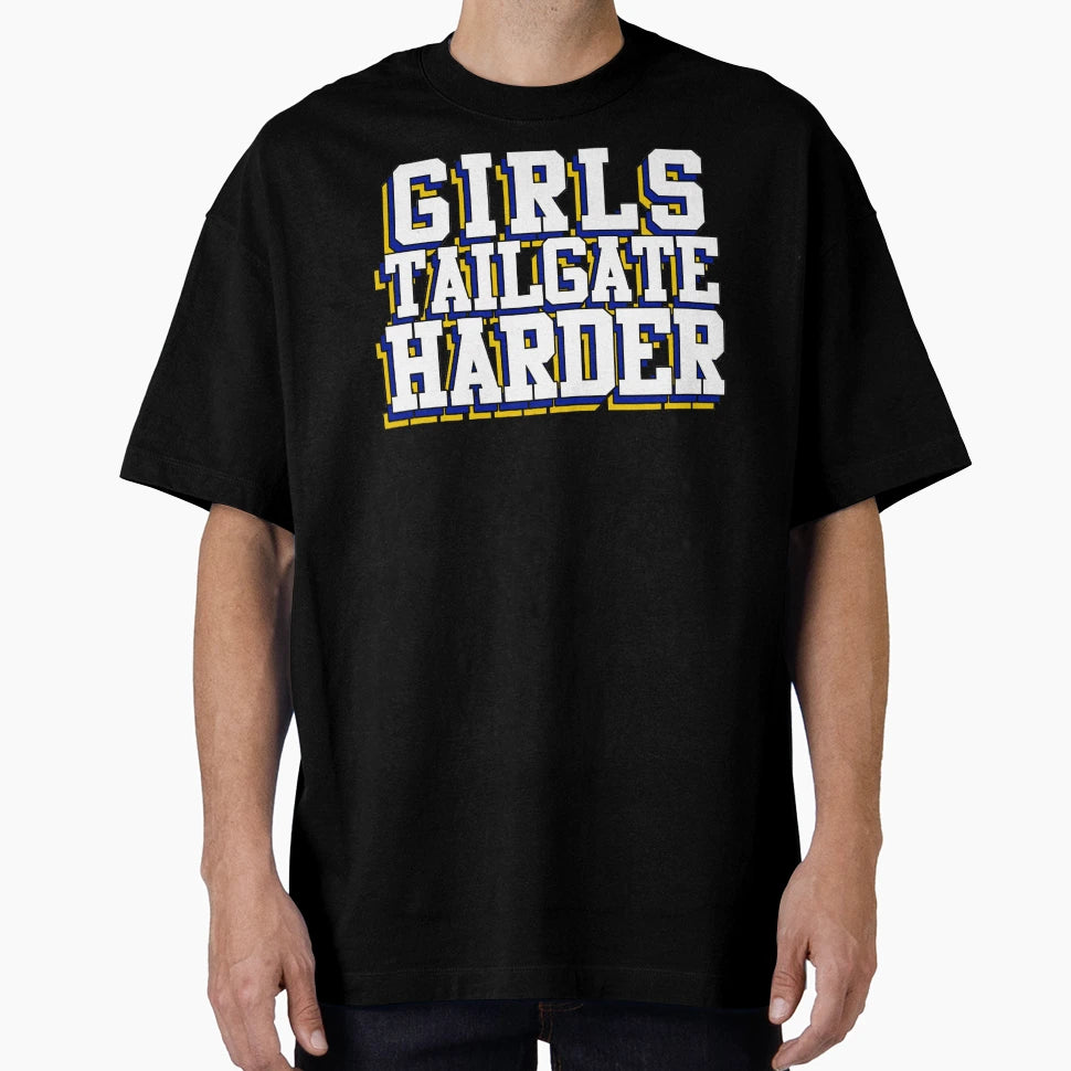 Tailgate Harder Michigan T-Shirt - Minimalist Print Men Women - T-Shirt, Sweatshirt, Hoodie