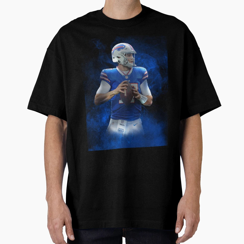 J Allen Buffalo Sports Art T-Shirt - Casual Everyday Wear Unisex - T-Shirt, Sweatshirt, Hoodie