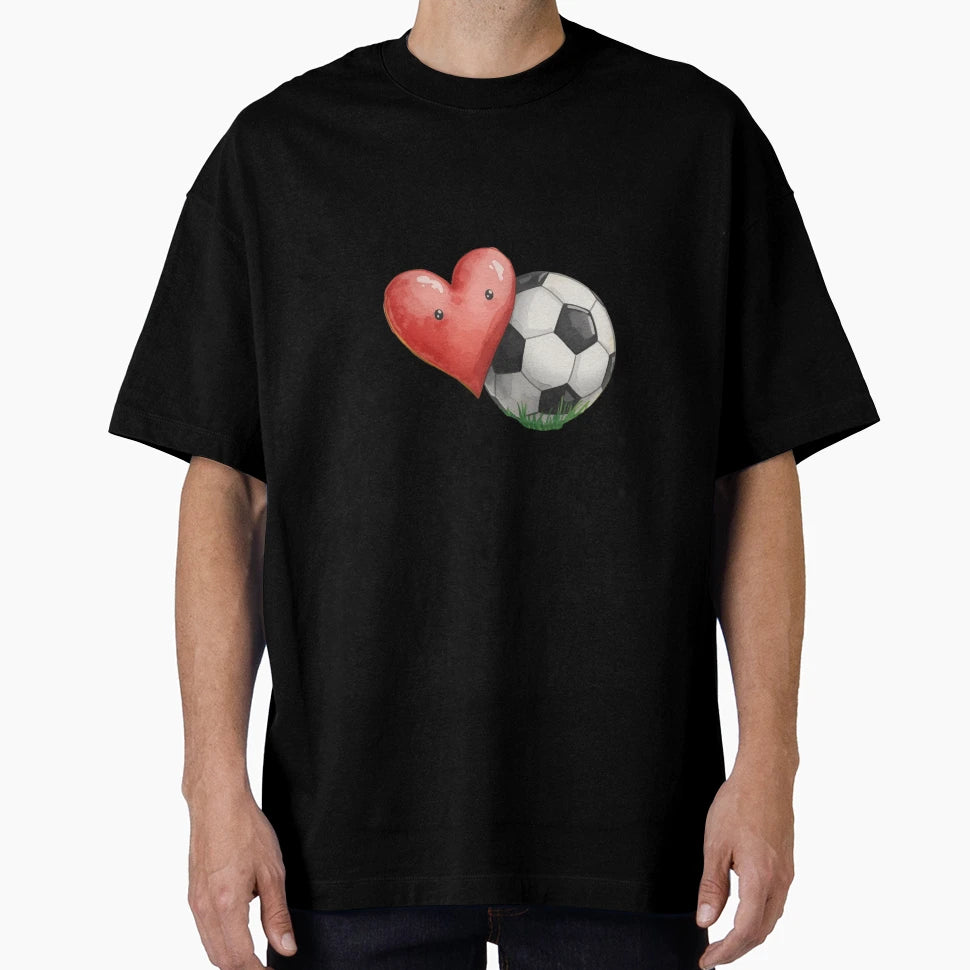 Love Soccer T-Shirt - Casual Everyday Wear Men Women - T-Shirt, Sweatshirt, Hoodie