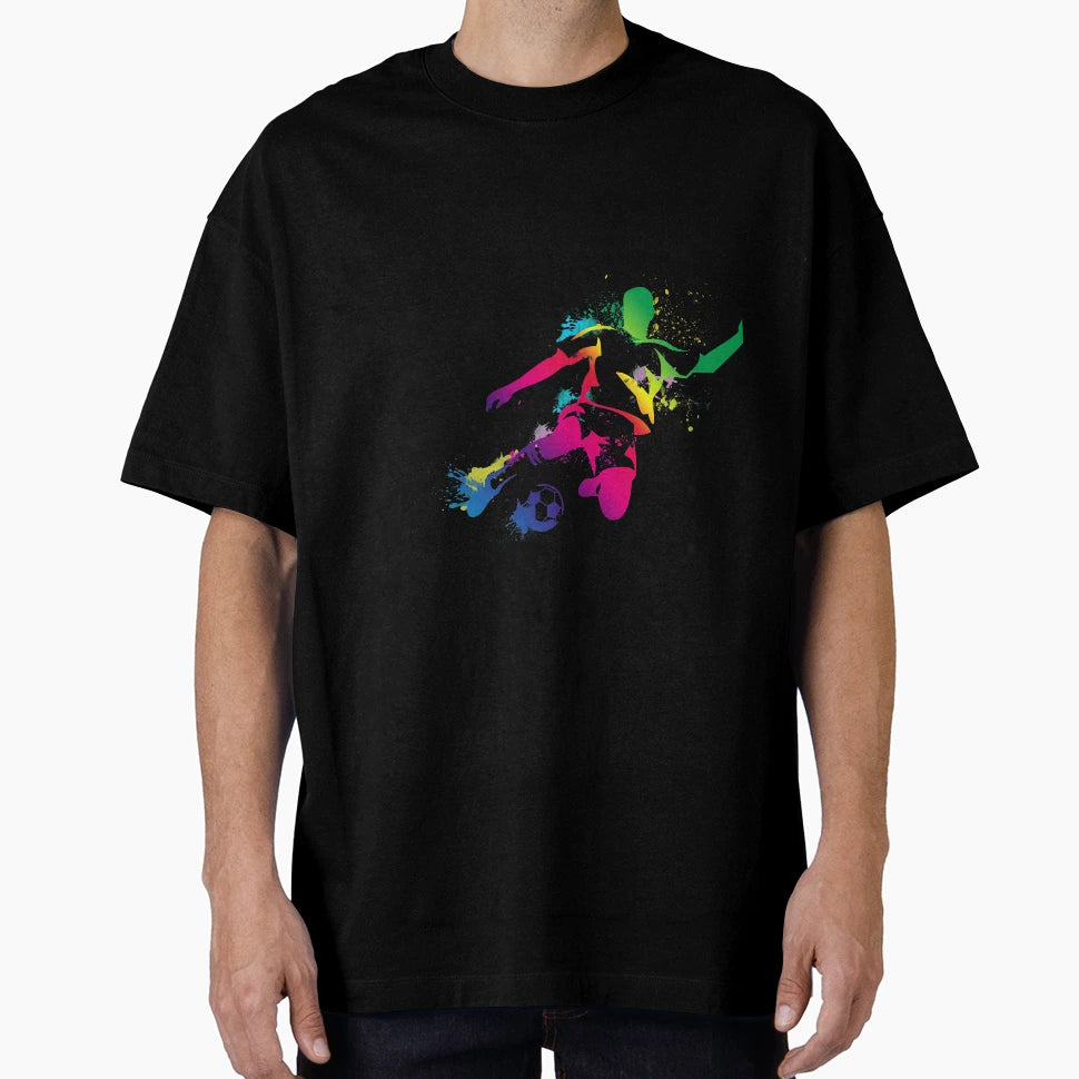 Football Player T-Shirt - Minimalist Print Unisex - T-Shirt, Sweatshirt, Hoodie