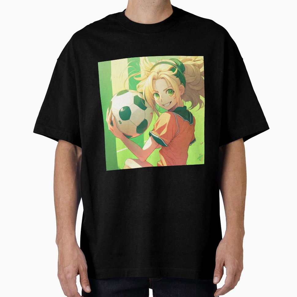 Soccer Anime T-Shirt - Minimalist Print for Adults - T-Shirt, Sweatshirt, Hoodie