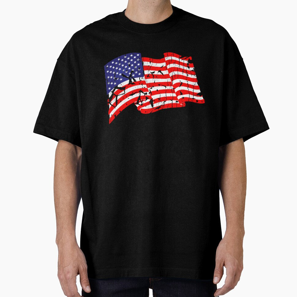 United States of America USA Flag by AllStarMerch - Adult & Kids T-Shirts, Sweatshirts & Hoodies apparel design preview 1