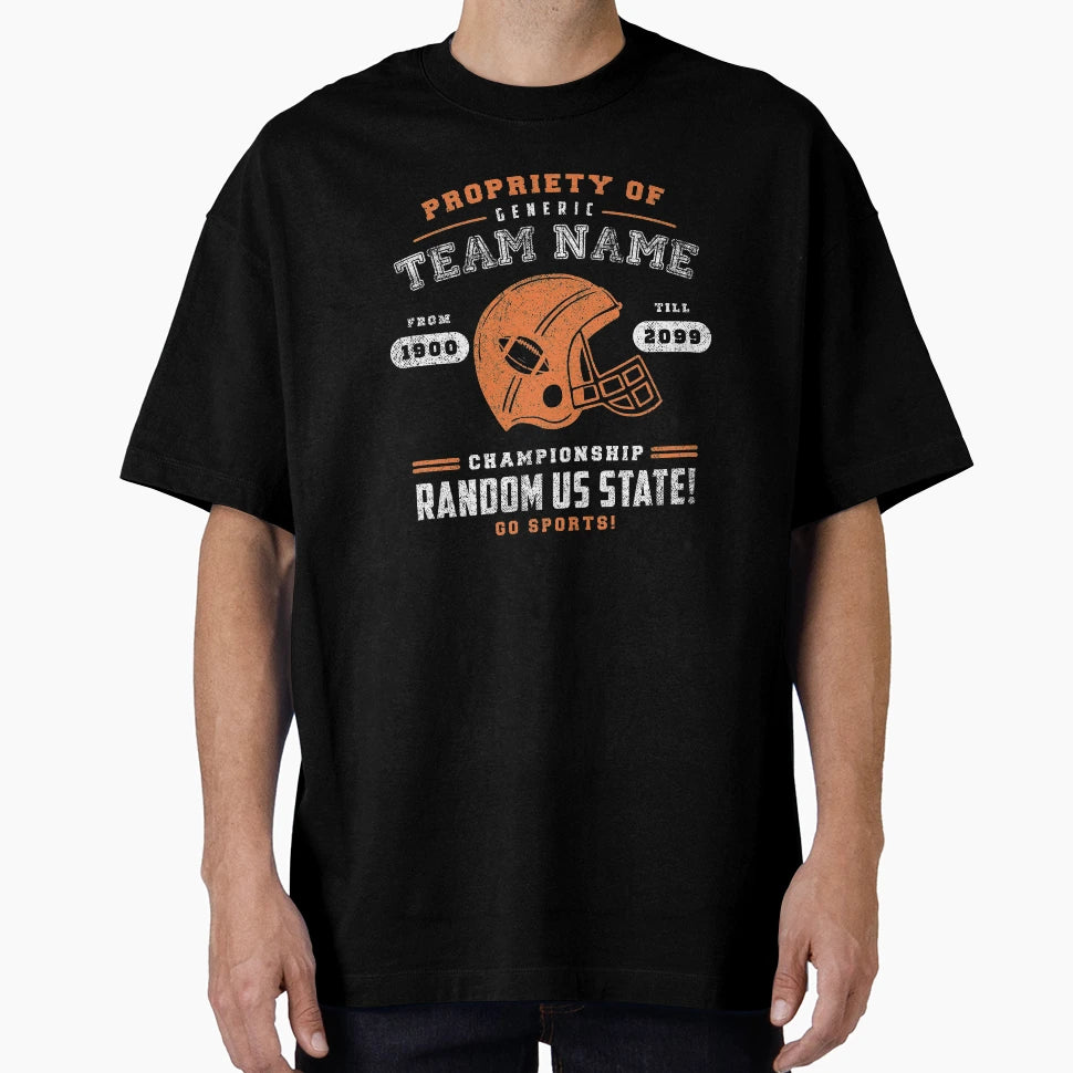 Generic Football T-Shirt - Graphic Print Unisex - T-Shirt, Sweatshirt, Hoodie