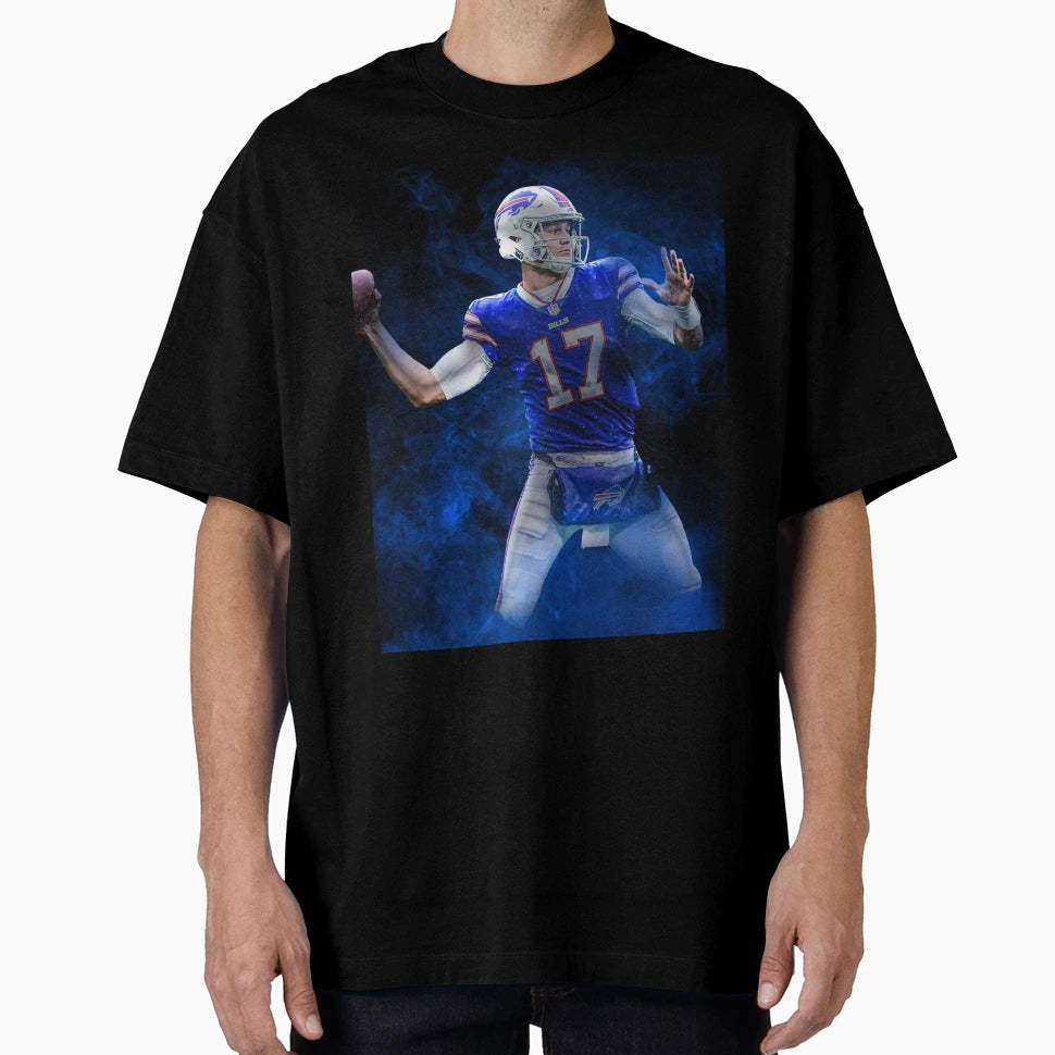 J Allen Buffalo Sports Art T-Shirt - Minimalist Print for Adults - T-Shirt, Sweatshirt, Hoodie