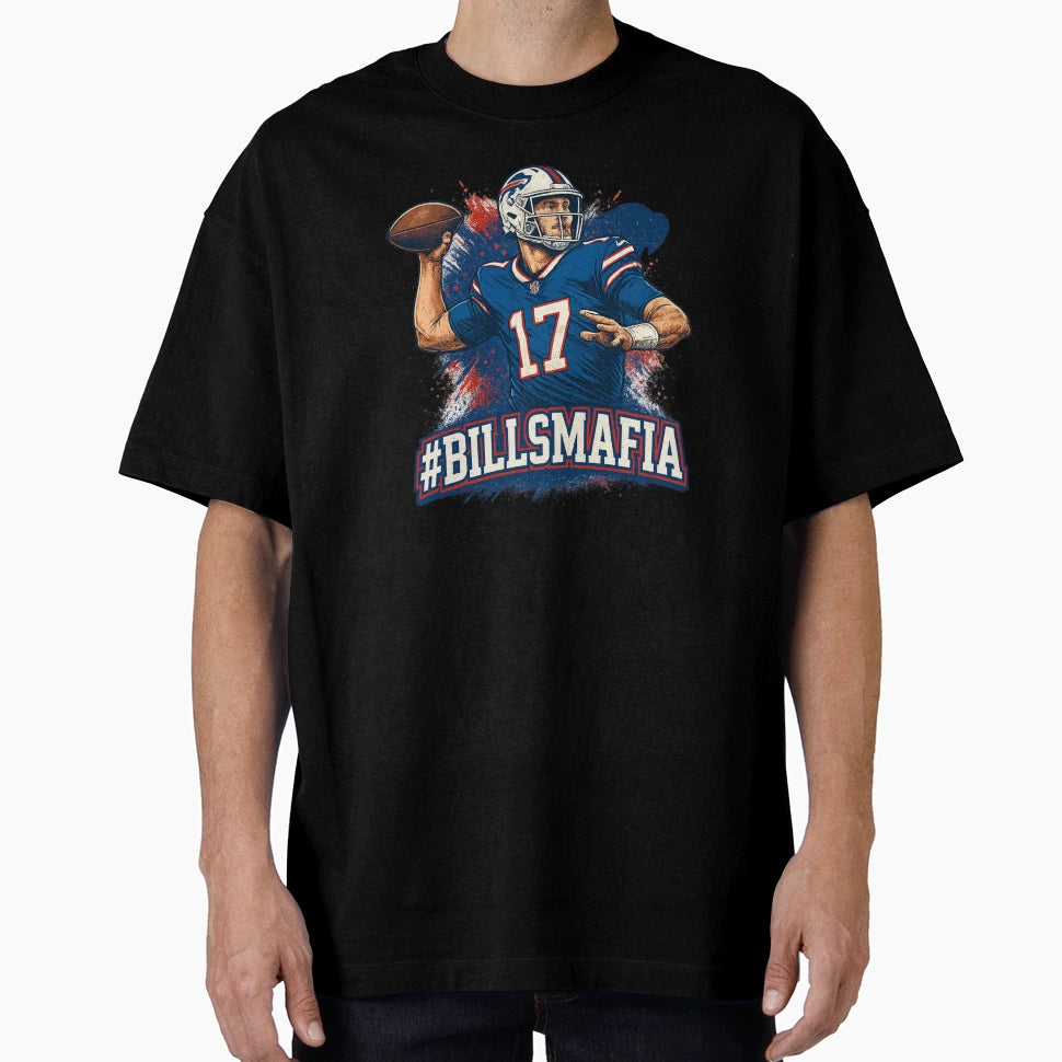 JA Billsmafia Throw Buffalo Qb 17 Fan T-Shirt - Aesthetic Graphic Men Women - T-Shirt, Sweatshirt, Hoodie