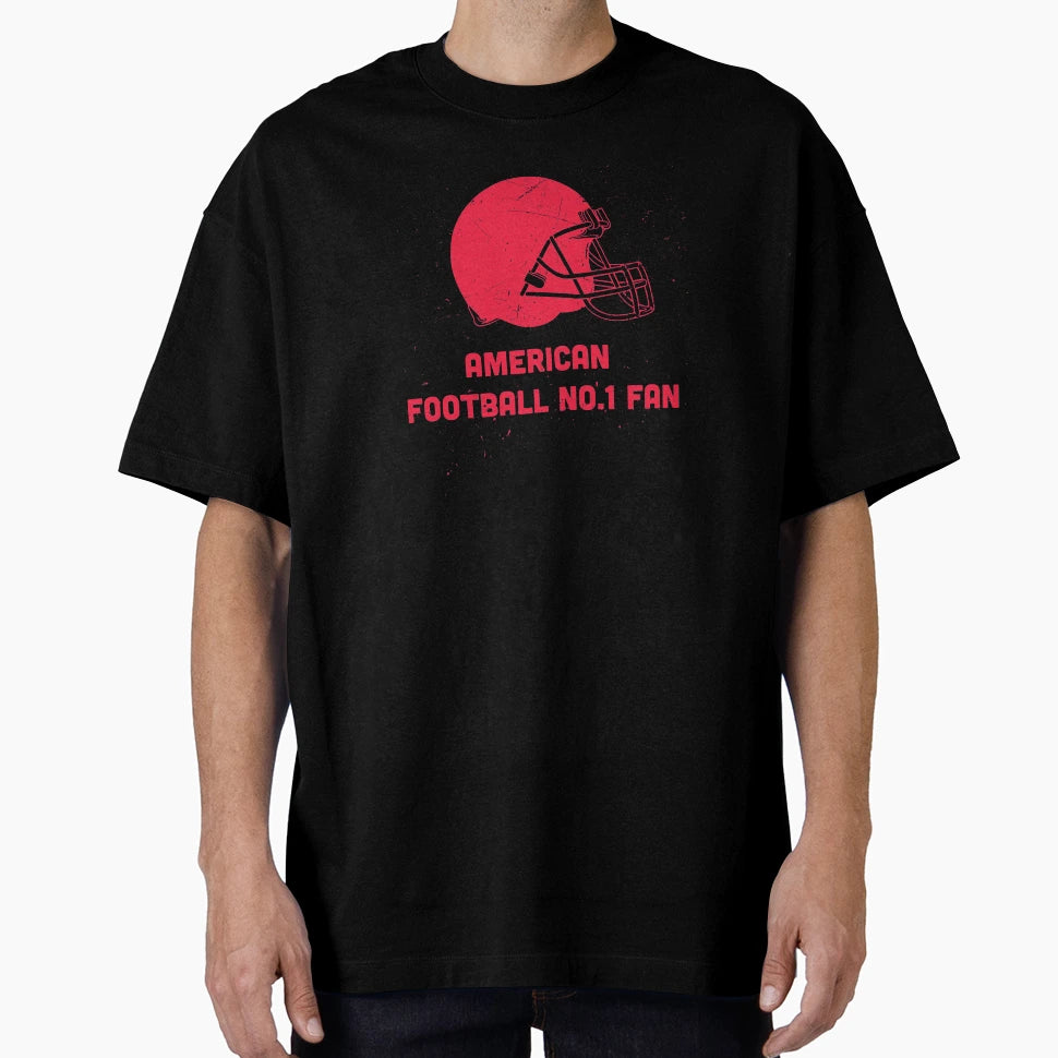 American Football No 1 Fan T-Shirt - Unique Graphic Men Women - T-Shirt, Sweatshirt, Hoodie