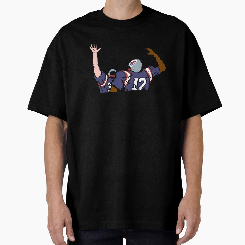 Patriots Tecmo Bowl Touchdown T-Shirt - Casual Everyday Wear Unisex - T-Shirt, Sweatshirt, Hoodie