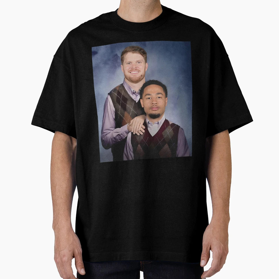 Sam Darnold Jaxon Smith Njigba T-Shirt - Trendy Graphic for Adults - T-Shirt, Sweatshirt, Hoodie