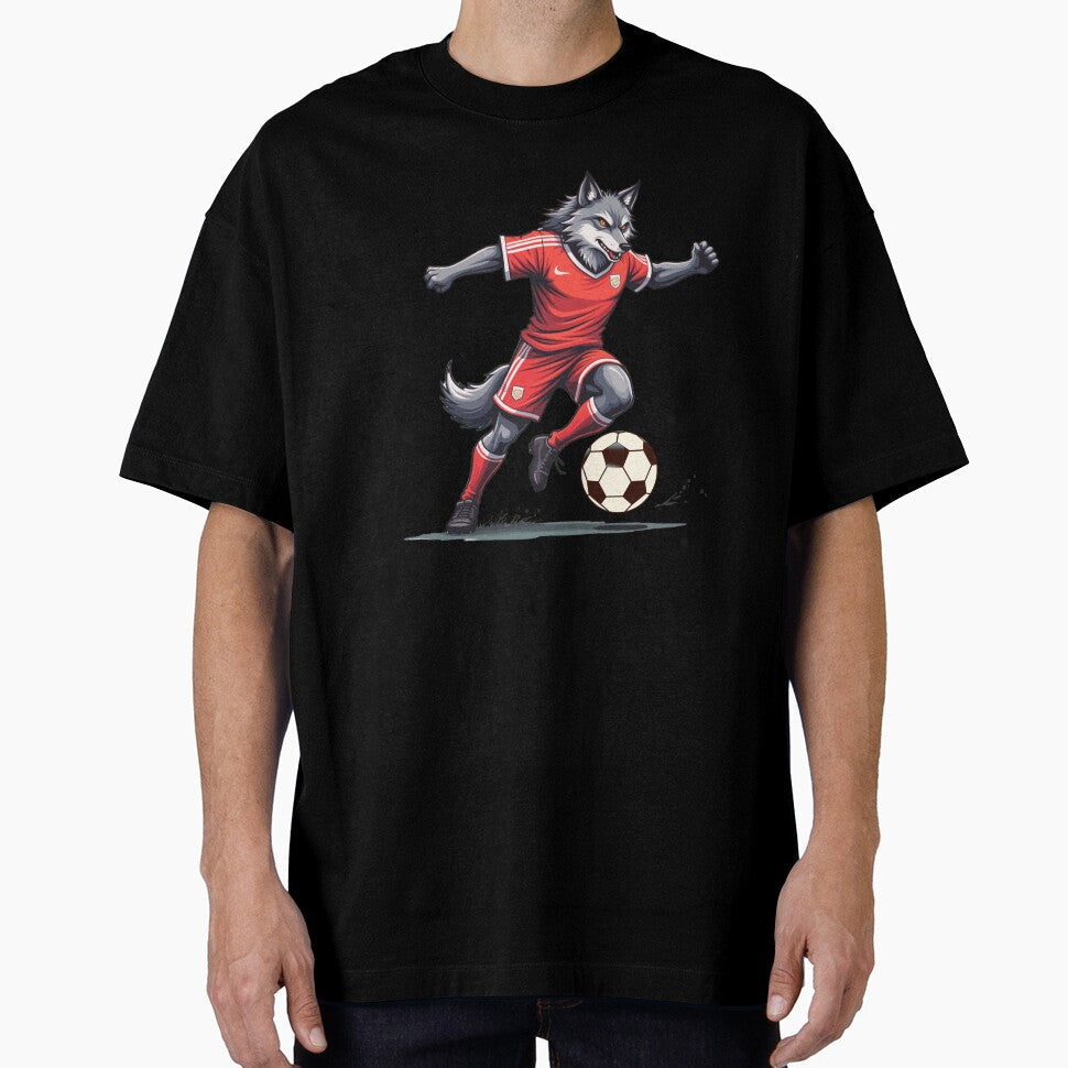 Dog(Wolf Soccer) by PattaZone - Adult & Kids T-Shirts, Sweatshirts & Hoodies apparel design preview 1