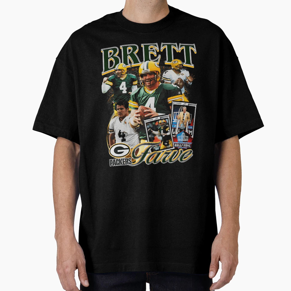 Brett Farve Bootleg T-Shirt - Graphic Print Unisex - T-Shirt, Sweatshirt, Hoodie