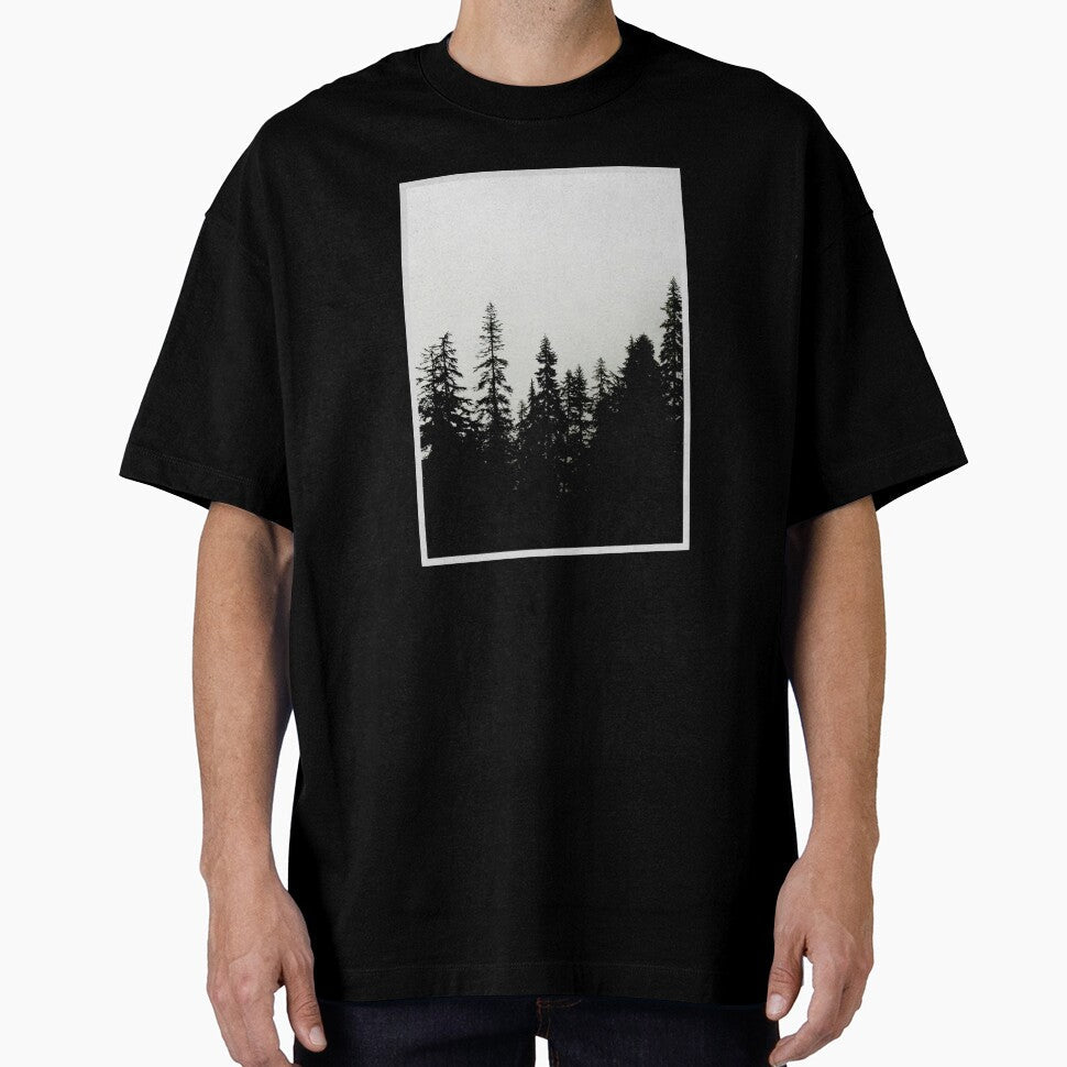Natural Black Forest, Pine Design, Dark by shellnot - Adult & Kids T-Shirts, Sweatshirts & Hoodies apparel design preview 1