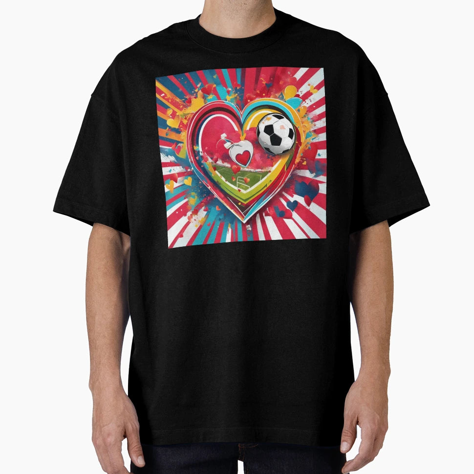 Soccer Love T-Shirt - Graphic Print for Adults - T-Shirt, Sweatshirt, Hoodie