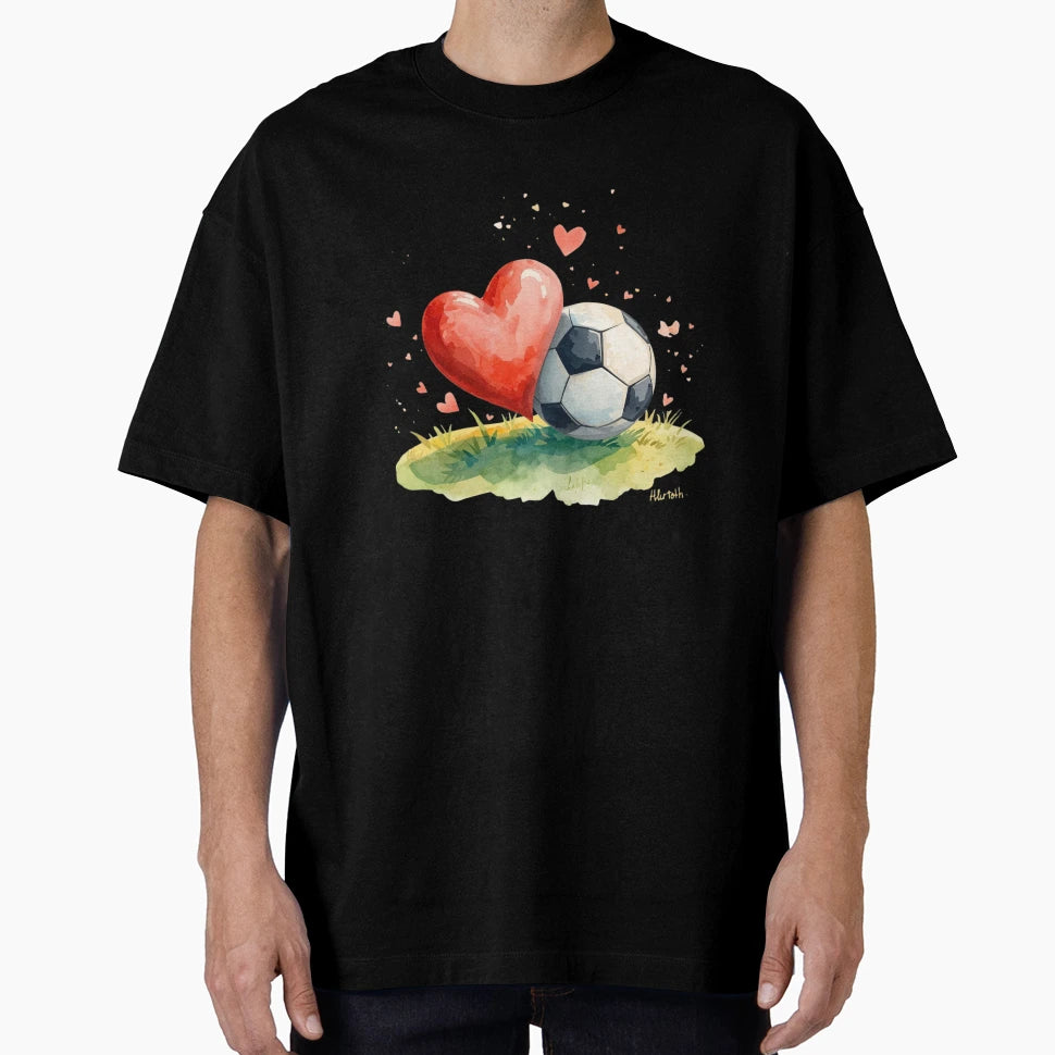 Love Soccer T-Shirt - Streetwear Style Men Women - T-Shirt, Sweatshirt, Hoodie